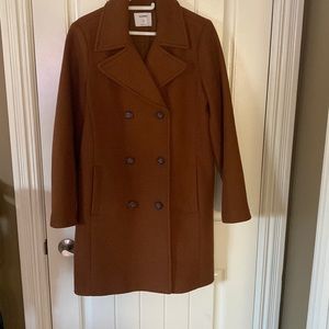 Oversized Soft Brushed Button Front Coat